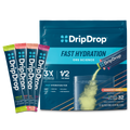DripDrop Sunburst Variety Pack Electrolyte Powder, 8 oz sticks, 32 count