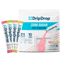 DripDrop Zero Sugar Classic Variety Pack Electrolyte Powder, 8 oz sticks, 32 count
